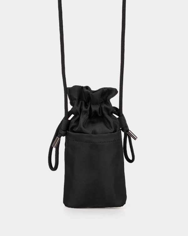 "PHONE BAG" NYLON, BLACK