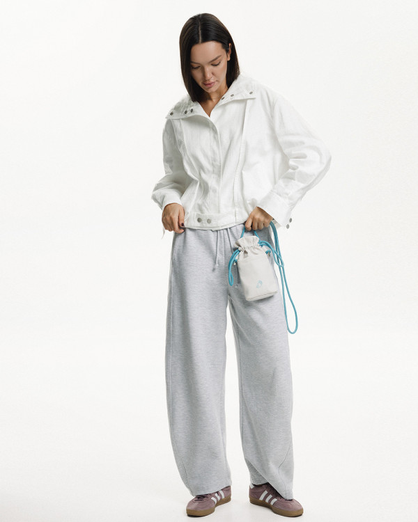 "PHONE BAG" NYLON, MILK