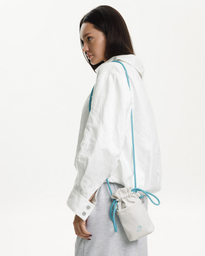 "PHONE BAG" NYLON, MILK