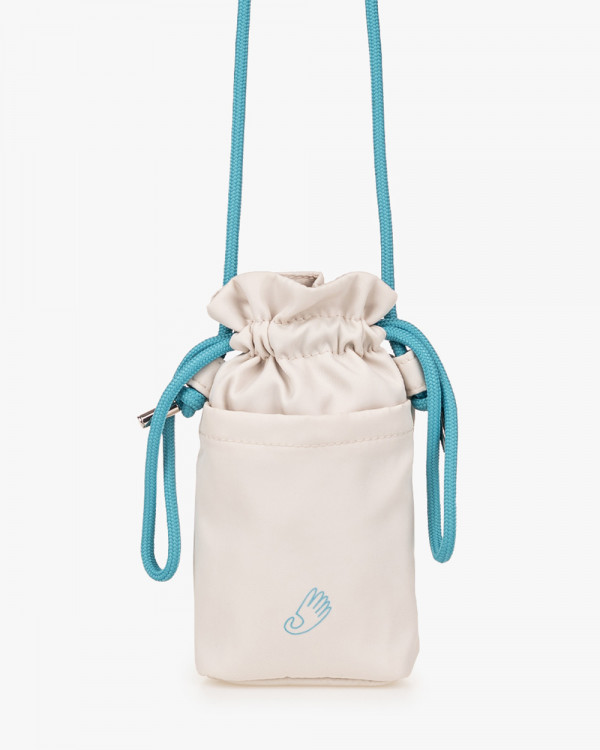 "PHONE BAG" NYLON, MILK