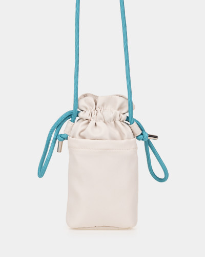 "PHONE BAG" NYLON, MILK