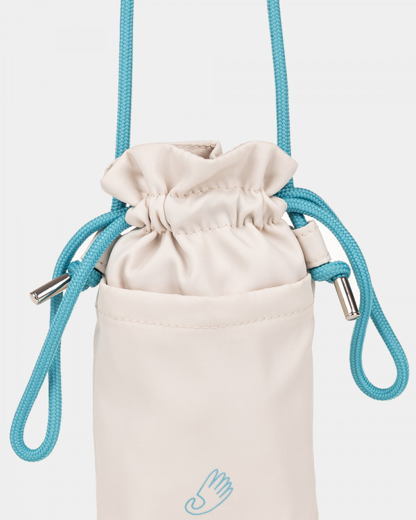"PHONE BAG" NYLON, MILK