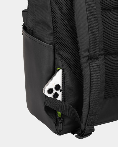 "SHUTTLE CLASSIC" POLYESTER, BLACK