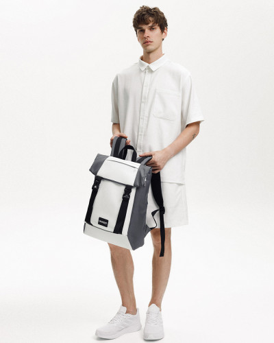 "SHUTTLE ROLL" POLYESTER, GRAU