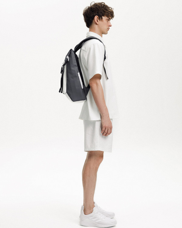 "SHUTTLE ROLL" POLYESTER, GRAU