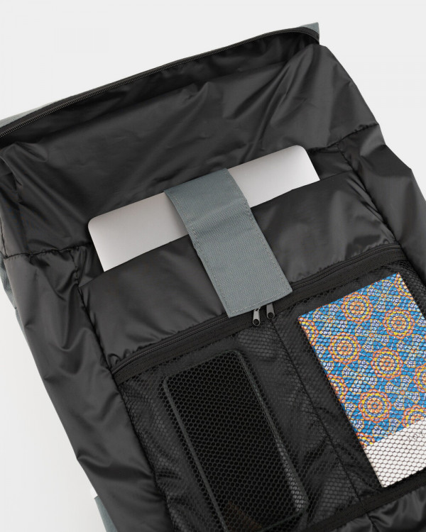 "SHUTTLE ROLL" POLYESTER, GRAU
