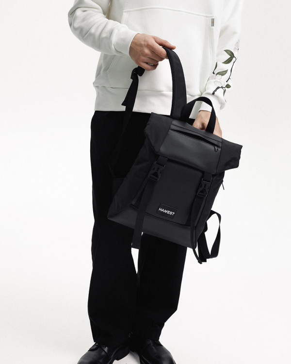"SHUTTLE ROLL MINI" POLYESTER, BLACK