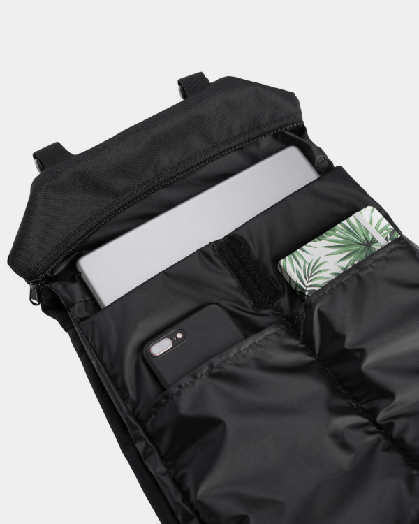 "SHUTTLE ROLL MINI" POLYESTER, BLACK