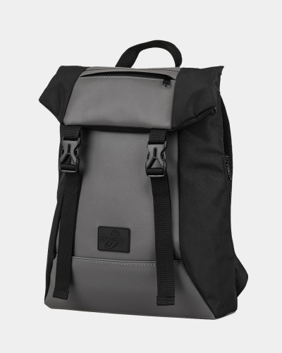 "SHUTTLE ROLL MINI" POLYESTER, BLACK/GRAY
