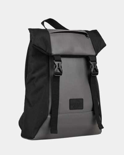 "SHUTTLE ROLL MINI" POLYESTER, BLACK/GRAY