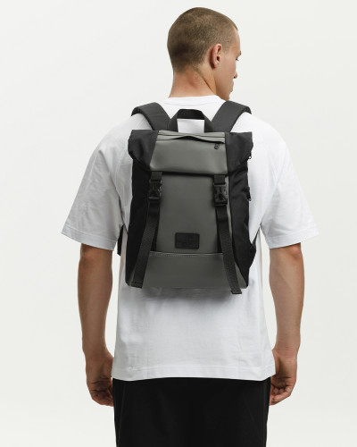 "SHUTTLE ROLL MINI" POLYESTER, BLACK/GRAY