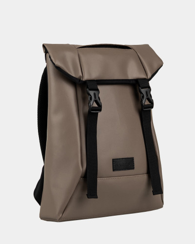 "SHUTTLE ROLL MINI" ECO-LEATHER, BEIGE