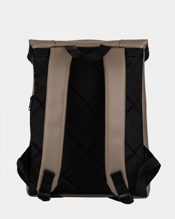 "SHUTTLE ROLL MINI" ECO-LEATHER, BEIGE
