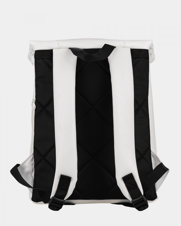 "SHUTTLE ROLL MINI" ECO-LEATHER, WHITE