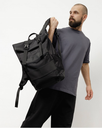 "ROLL UP" POLYESTER, SCHWARZ