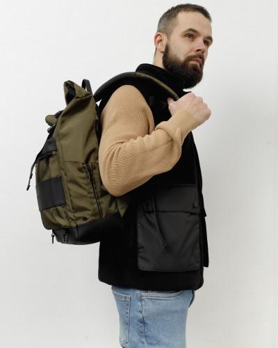 "ROLL UP" POLIESTER, KHAKI