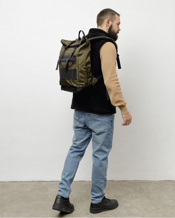 "ROLL UP" POLIESTER, KHAKI