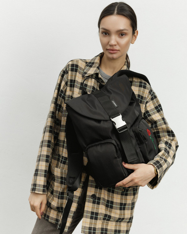 "AUDREY" NYLON, SCHWARZ