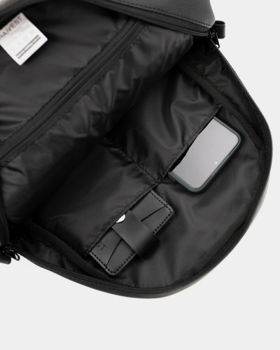 "TIPOLEATHER MINI" ECO-LEATHER, BLACK