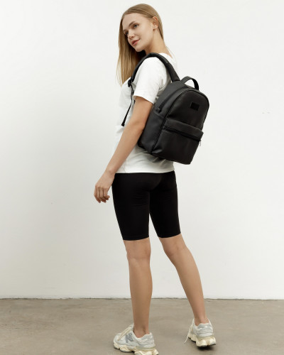 "TIPOLEATHER MINI" ECO-LEATHER, BLACK