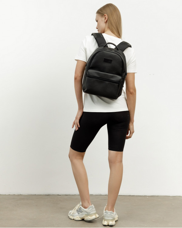 "TIPOLEATHER MINI" ECO-LEATHER, BLACK