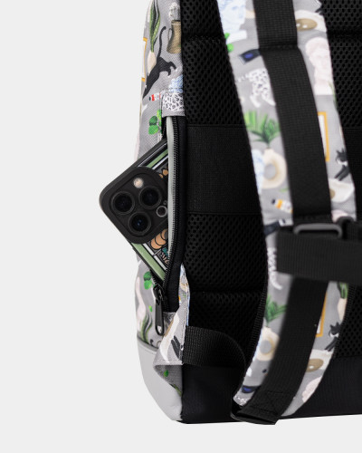 "AVIAROLLTOP MINI" PRINT KATZEN