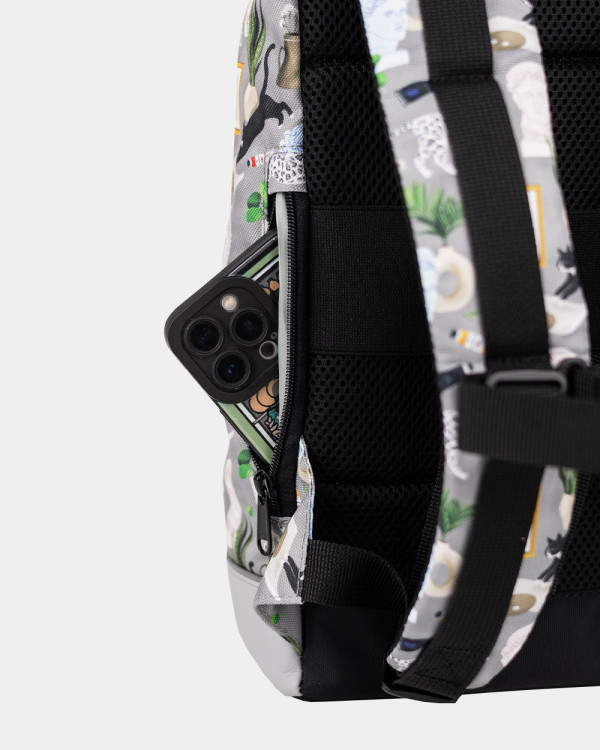 "AVIAROLLTOP MINI" PRINT KATZEN