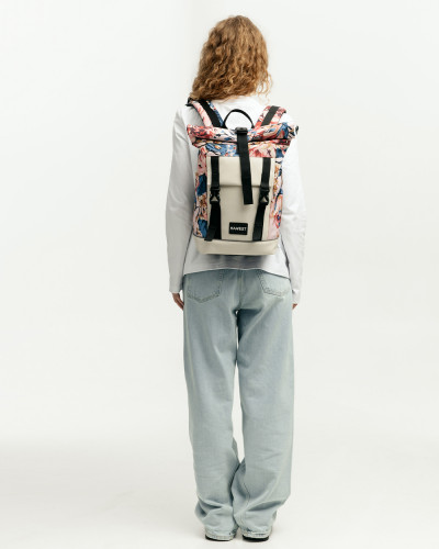 "AVIAROLLTOP MINI" PRINT PINK FLORAL