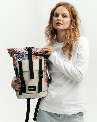 "AVIAROLLTOP MINI" PRINT PINK FLORAL