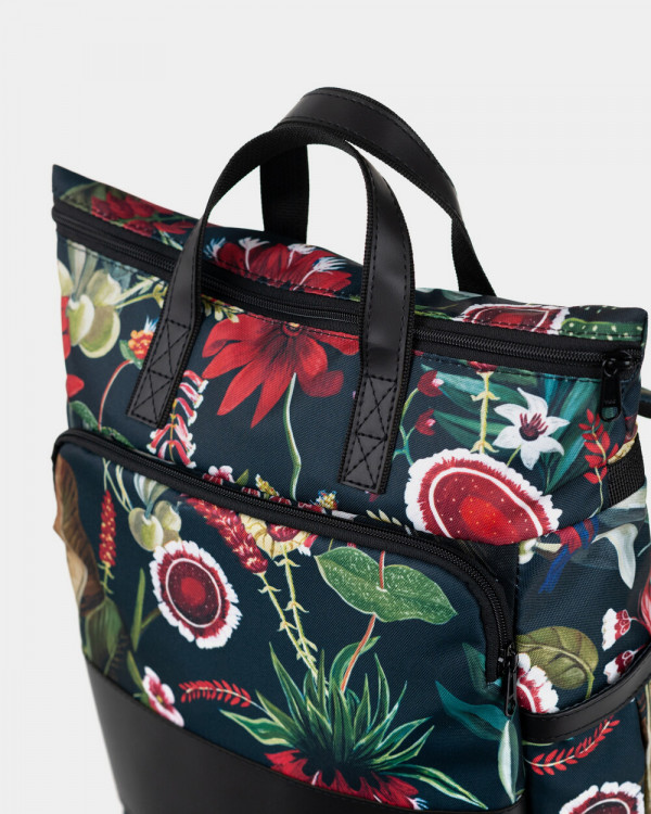 "SOLVER MINI 01" PRINT ORNAMENT FLOWERS