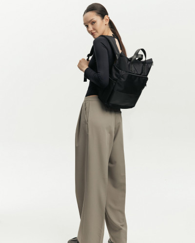 "SOLVER MINI 01" POLYESTER, BLACK