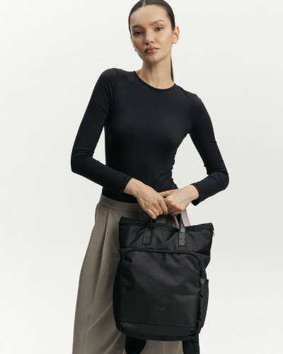 "SOLVER MINI 01" POLYESTER, BLACK