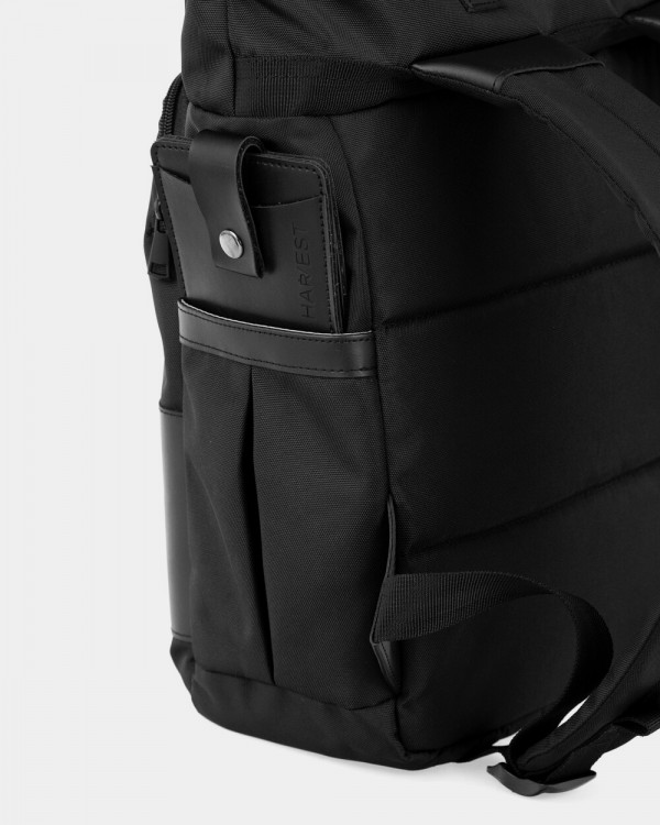 "SOLVER MINI 01" POLYESTER, BLACK
