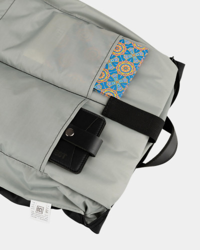 "SOLVER MINI 01" POLYESTER, BLACK
