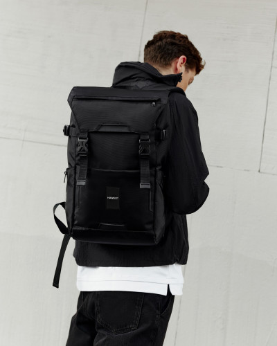 "TRAVEL TEC L" POLIESTER, CZARNY