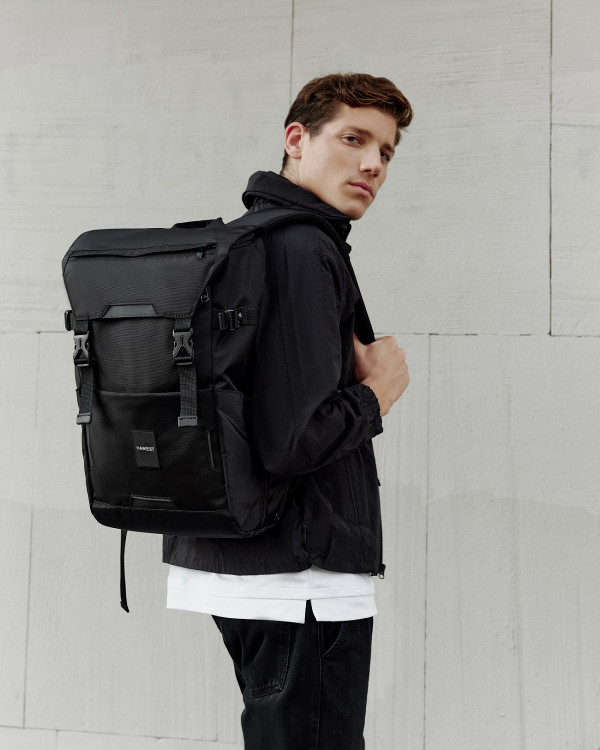 "TRAVEL TEC L" POLIESTER, CZARNY