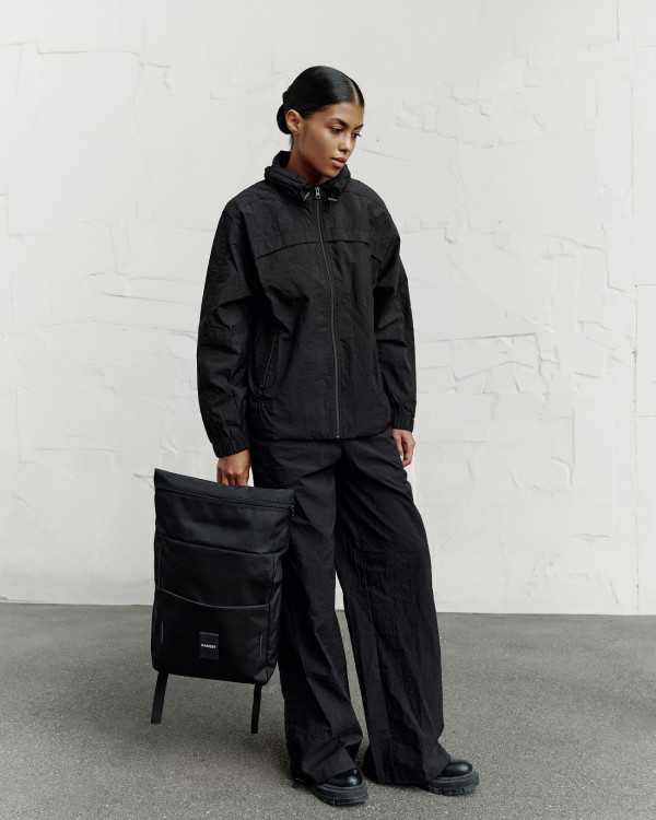 "CITY TEC" POLYESTER, SCHWARZ
