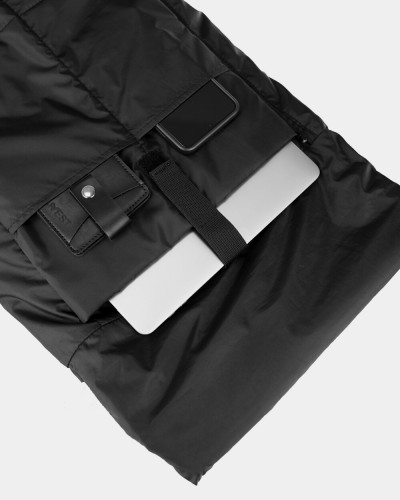"CITY TEC" POLYESTER, SCHWARZ
