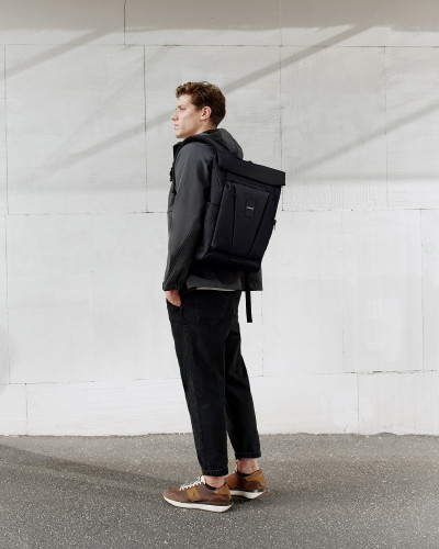 "URBAN TEC ROLL" POLIESTER, CZARNY