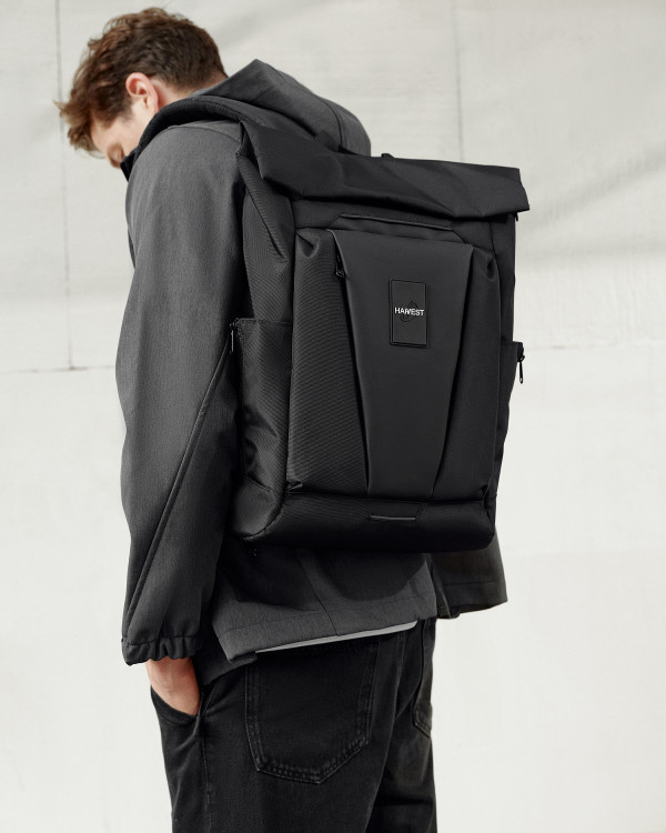 "URBAN TEC ROLL" POLIESTER, CZARNY