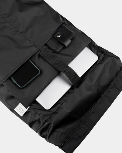 "URBAN TEC ROLL" POLIESTER, CZARNY