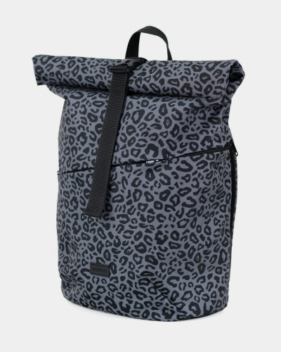 "BASIC ROLLTOP" PRINT LEOPARD GRAY