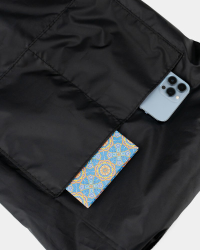 "BASIC ROLLTOP" PRINT LEOPARD GRAY