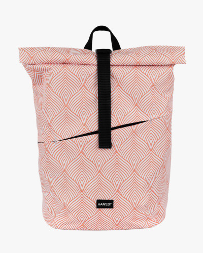 "BASIC ROLLTOP" PRINT CORAL WHITE
