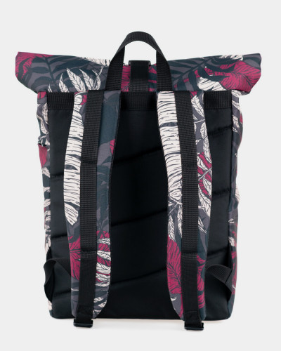 "BASIC ROLLTOP" PRINT TROPICAL BORDEAUX