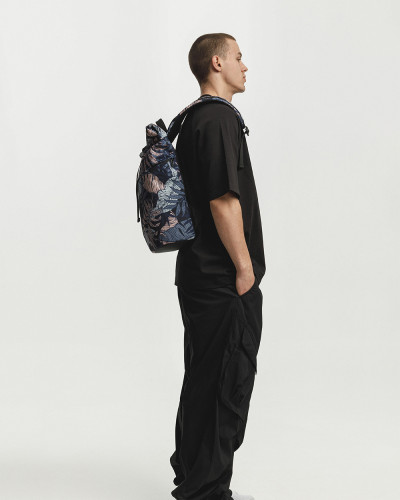 "BASIC ROLLTOP" PRINT TROPICAL BLUE