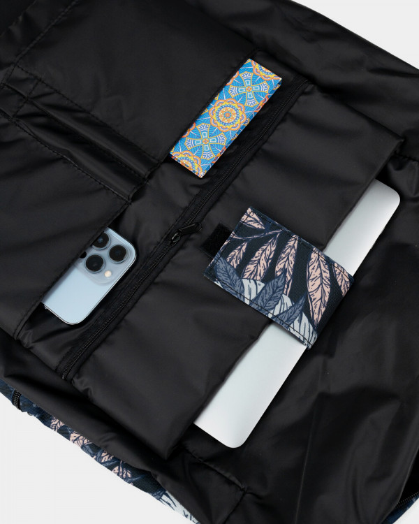 "BASIC ROLLTOP" PRINT TROPICAL BLUE
