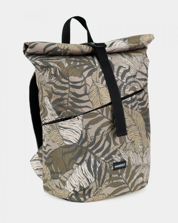 "BASIC ROLLTOP" PRINT TROPICAL KHAKI