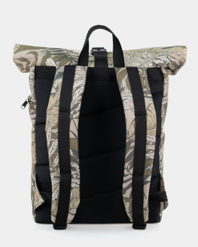 "BASIC ROLLTOP" PRINT TROPICAL KHAKI
