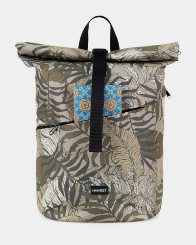 "BASIC ROLLTOP" PRINT TROPICAL KHAKI